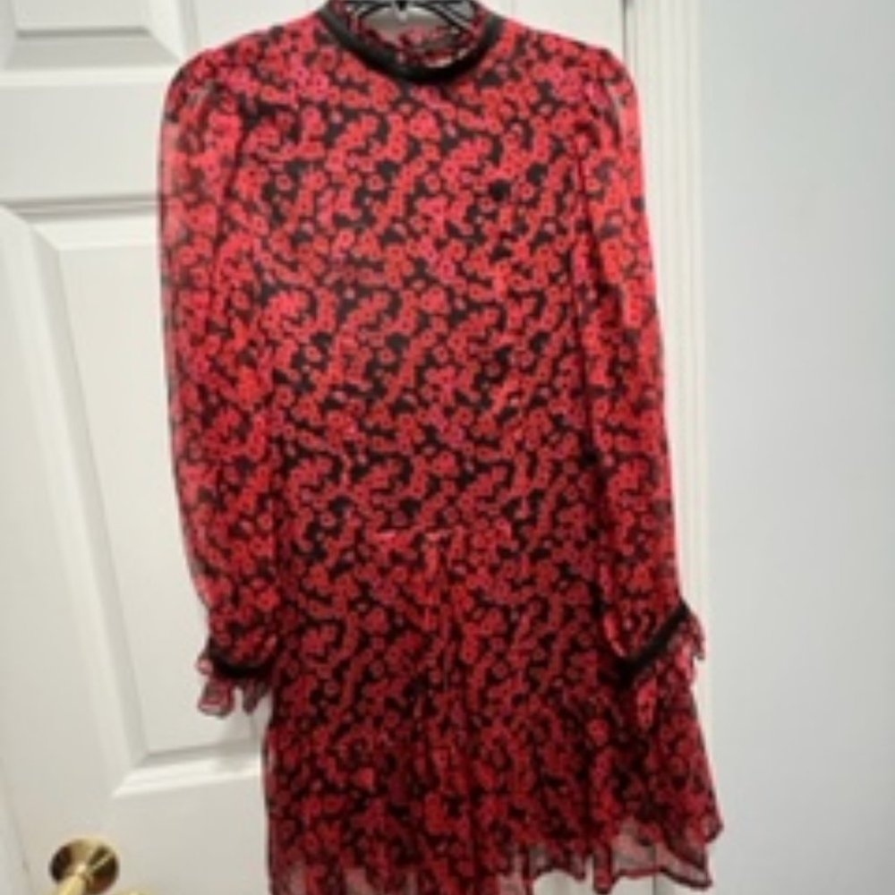 Traffic People XS floral long sleeve dress